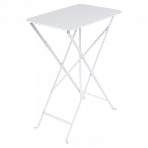 Bílý kovový skládací stůl Fermob Bistro 37 x 57 cm