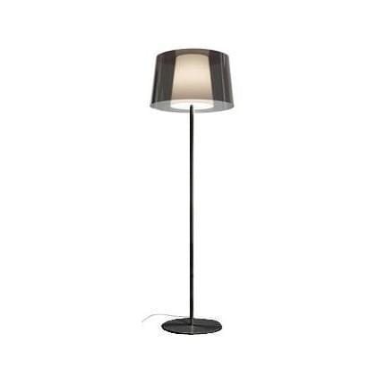 Černá kovová stojací lampa Pedrali L001ST/BA 180 cm