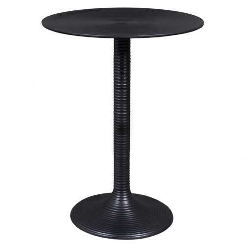 Černý kulatý odkládací stůl Bold Monkey Hypnotising 37 cm