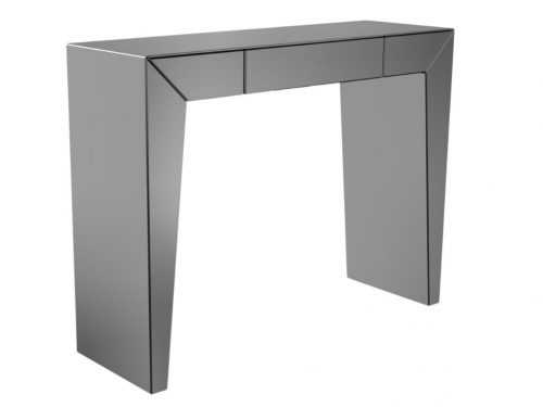Černý zrcadlový toaletní stolek Miotto Meana 110 x 36 cm