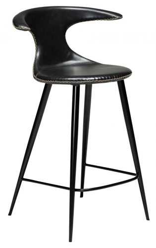 DAN-FORM Vintage černá barová židle DanForm Flair 65 cm