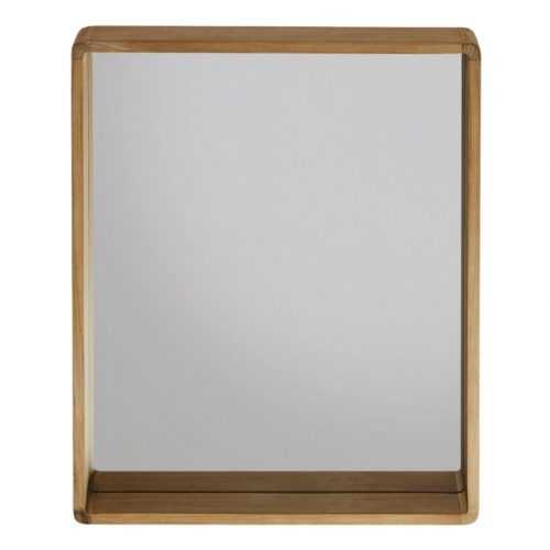 Dřevěné nástěnné zrcadlo LaForma Sunday 80 x 65 cm