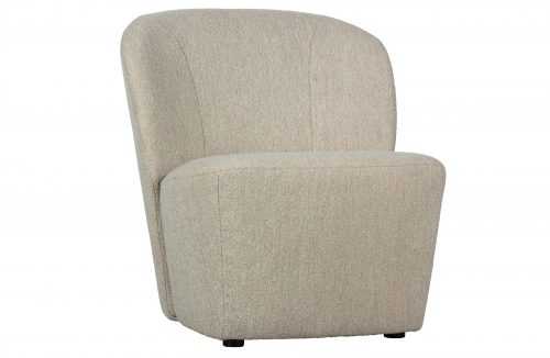 Hoorns Béžové látkové křeslo Raffael