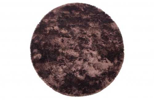 Hoorns Kávově hnědý koberec Candy 200 cm