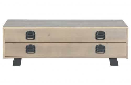 Hoorns Přírodní borovicový konferenční stolek Deborah 110 x 62 cm