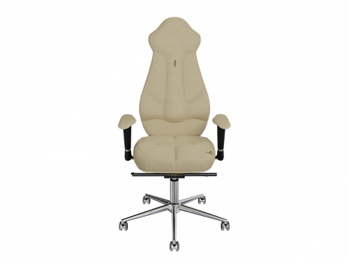Kulik System Béžová látková kancelářská židle Imperial II.