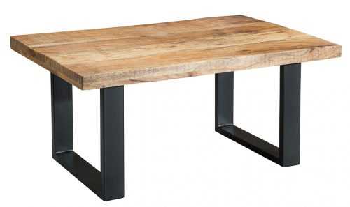 Moebel Living Masivní dřevěný konferenční stolek Fabio 100 x 60 cm
