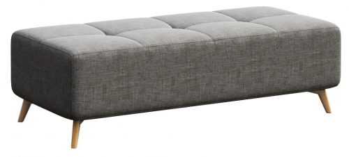 Šedý látkový taburet MESONICA Toro