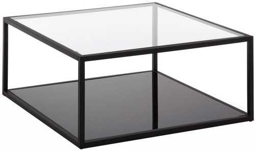 Skleněný konferenční stolek LaForma Greenhill 80x80 cm