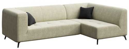 Světle béžová látková rohová pohovka MESONICA Toro