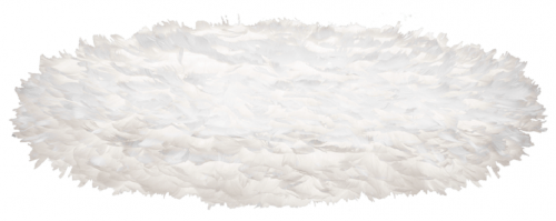 UMAGE Bílé závěsné světlo Eos Esther Medium z pravých husích per 60 cm