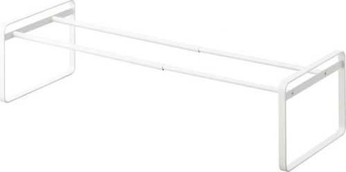 Bílá nastavitelná police na boty YAMAZAKI Kobe