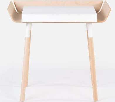 Bílý psací stůl s 1 šuplíkem EMKO My Writing