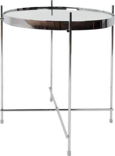Příruční stolek ve stříbrné barvě Zuiver Cupid