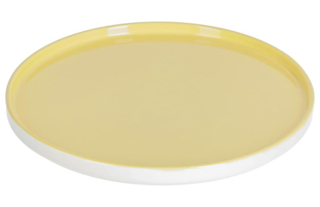 Žlutý porcelánový talíř LaForma Midori