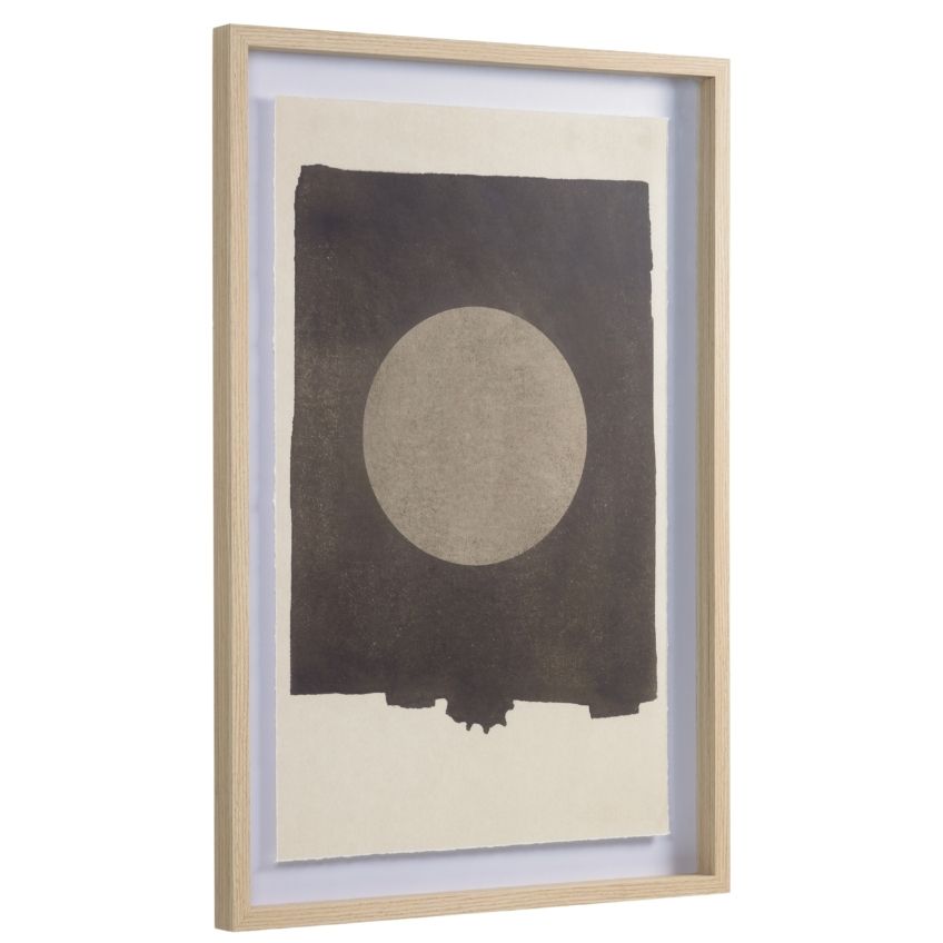 Béžový abstraktní obraz LaForma Naira 60 x 90 cm