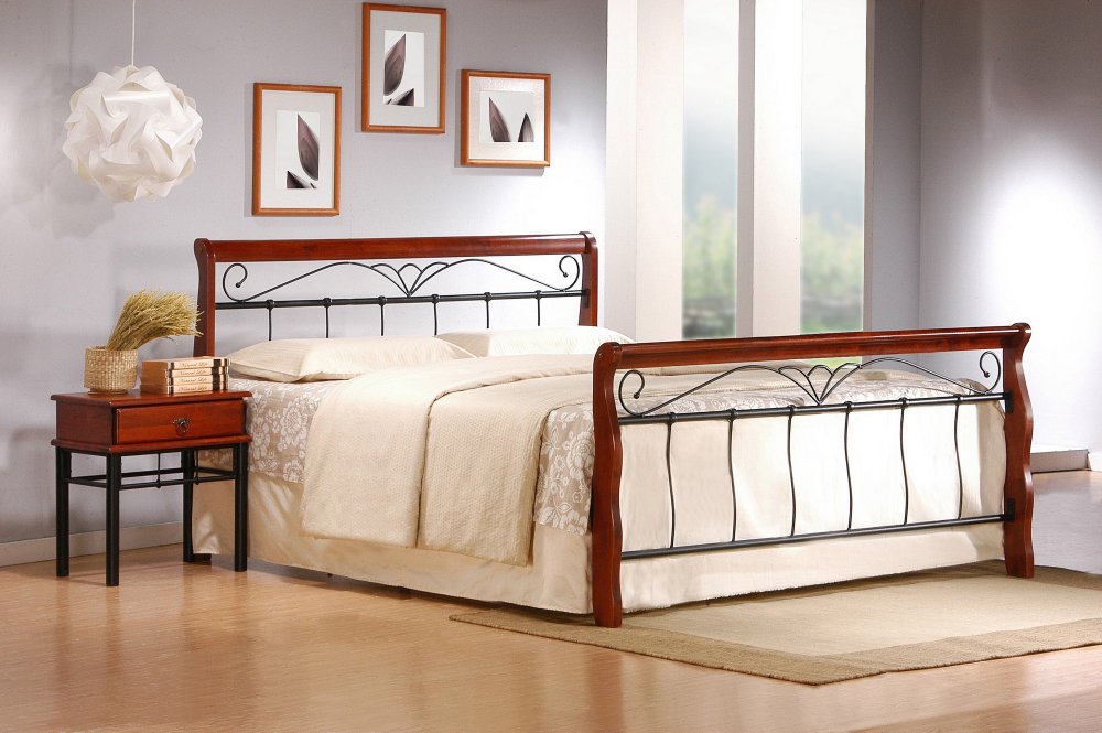 Dvoulůžková postel VERONICA –⁠ 160x200