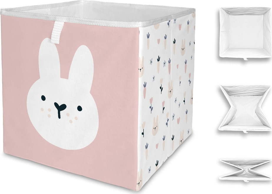 Látkový dětský úložný box Sweet Bunnies - Butter Kings