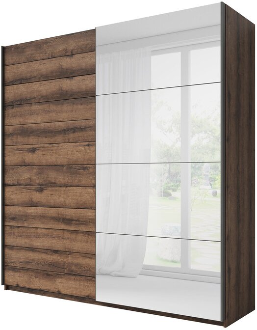 Skříň BARO 220 dub monastery / černá