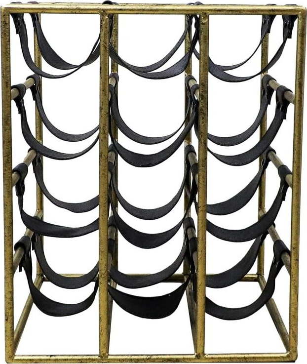 Zlatý regál na víno na 12 lahví - HSM collection