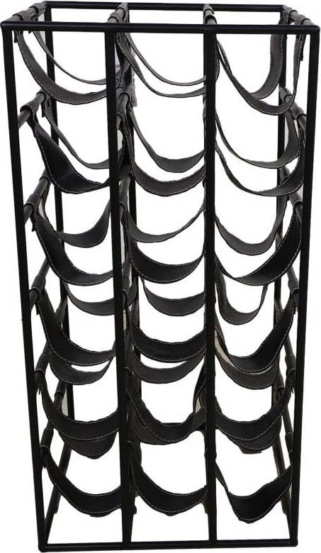 Černý regál na víno na 18 lahví - HSM collection