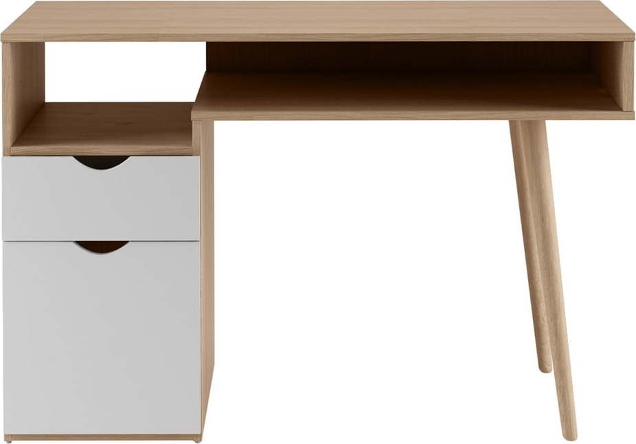 Pracovní stůl v dekoru dubu 55x120 cm Scandi - Støraa