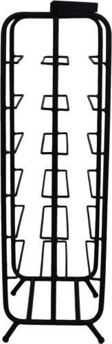 Černý kovový regál na víno na 12 lahví - HSM collection