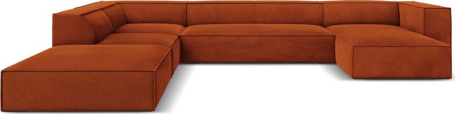 Oranžová rohová pohovka (levý roh) Madame – Windsor & Co Sofas