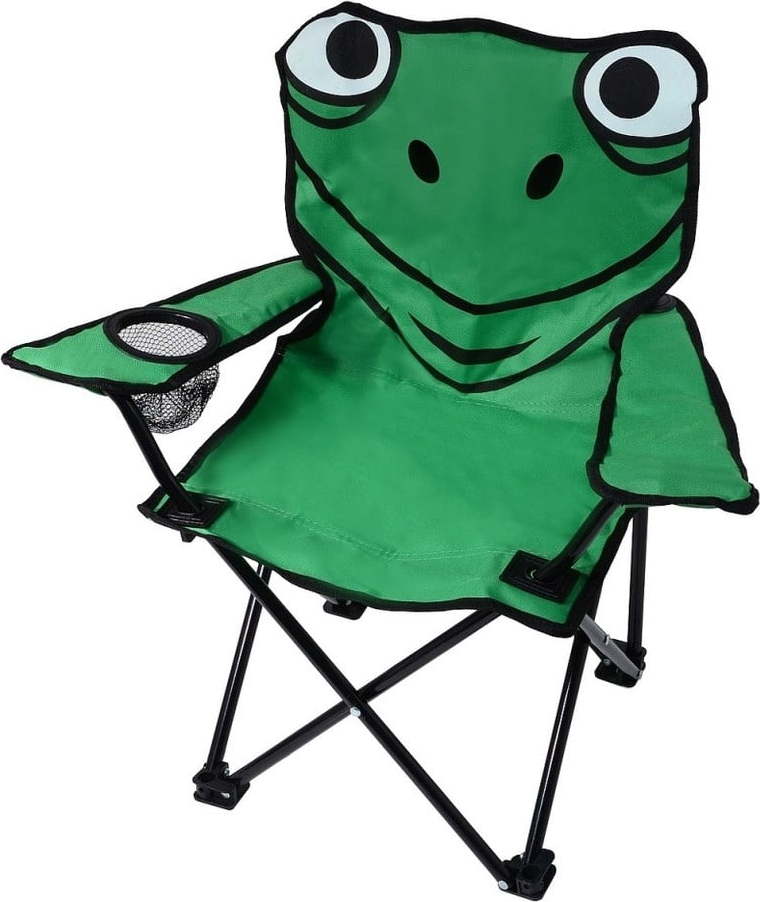 Zelená skládací kempingová židle Cattara Frog