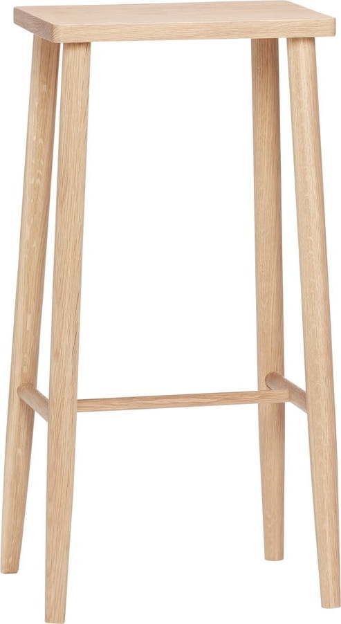 Barová židle z dubového dřeva Hübsch Folk