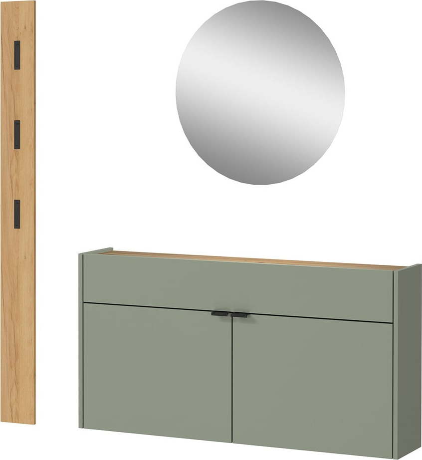 Zelená/přírodní předsíňová sestava Ameca – Germania