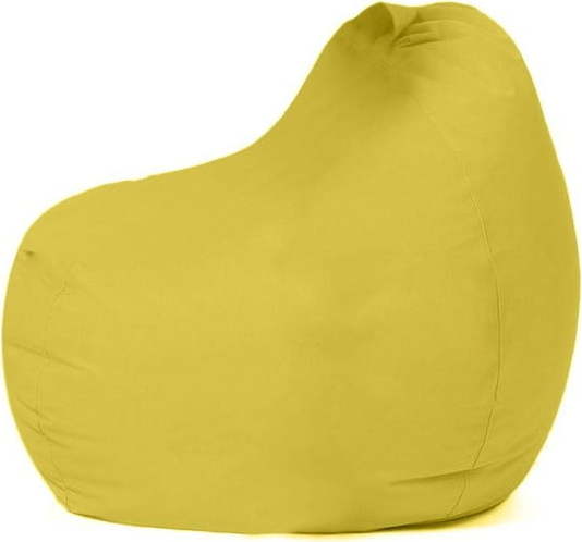 Žlutý dětský sedací vak Premium – Floriane Garden
