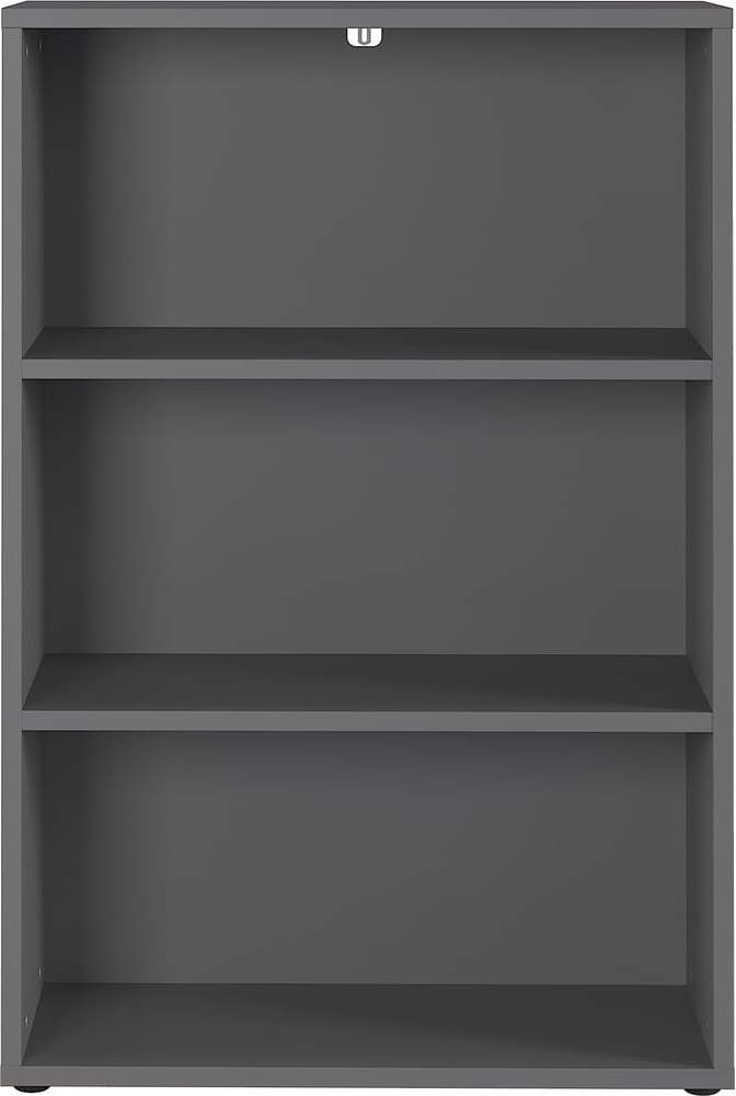 Antracitová knihovna 80x120 cm Agenda – Germania