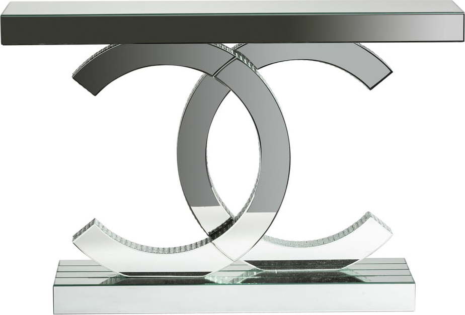 Konzolový stolek ve stříbrné barvě 35x120 cm Chanel – Burkina
