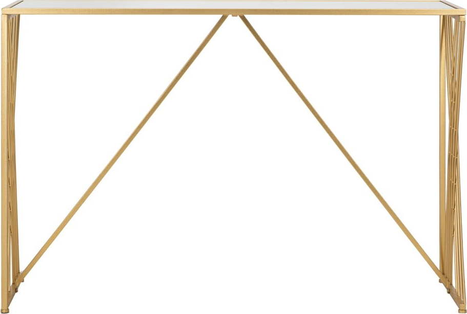Konzolový stolek ve zlaté barvě 40x120 cm Easy – Mauro Ferretti