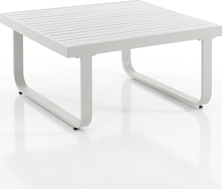 Bílý hliníkový konferenční stolek 80x80 cm – Tomasucci