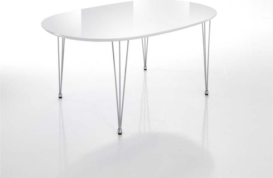 Rozkládací jídelní stůl s bílou deskou 105x170 cm – Tomasucci