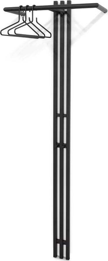 Černý kovový nástěnný věšák Senza – Spinder Design