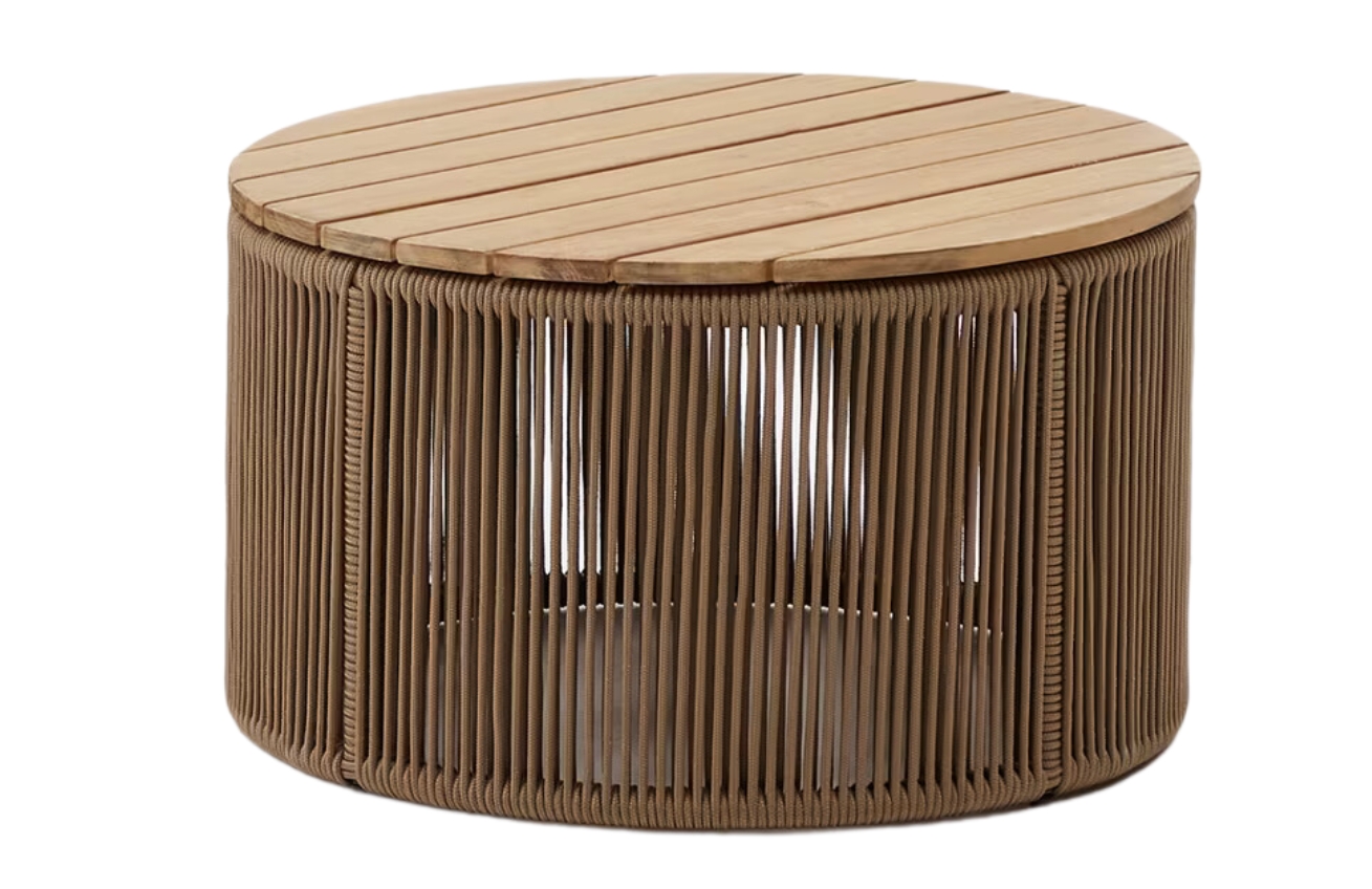 Béžový zahradní stolek Kave Home Dandara 60 cm