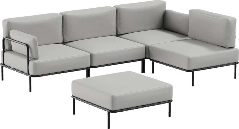Světle šedá zahradní modulární pohovka 234 cm Salve – Sit Sit