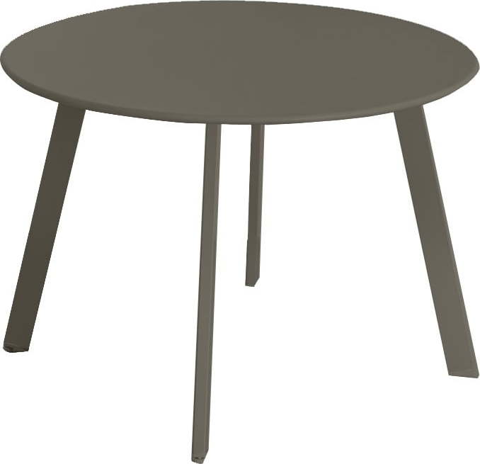 Ocelový kulatý zahradní odkládací stolek ø 60 cm Acero – LDK Garden