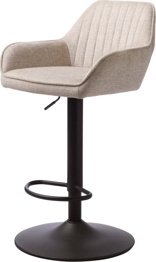 Béžová barová židle s nastavitelnou výškou Nolan – Unique Furniture