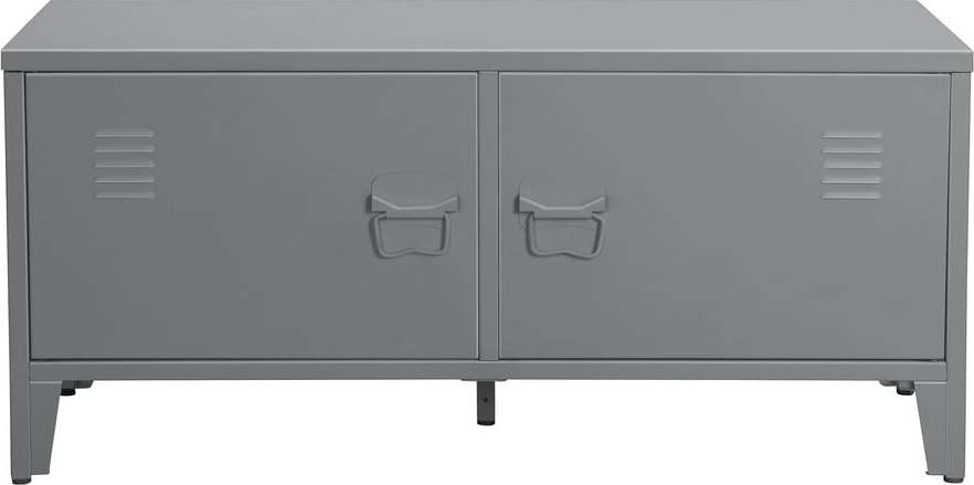 Šedý kovový botník s lavicí Salino – Støraa