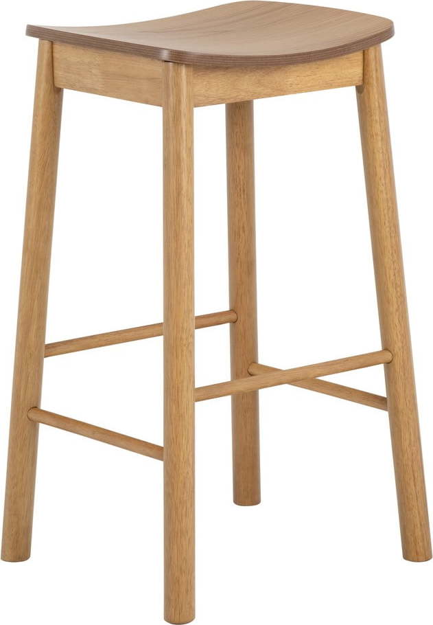 Barová židle v přírodní barvě (výška sedáku 74
