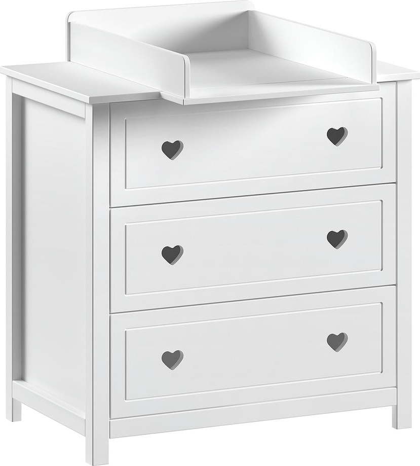 Bílá dětská komoda 90x103x73 cm Amori – Vipack