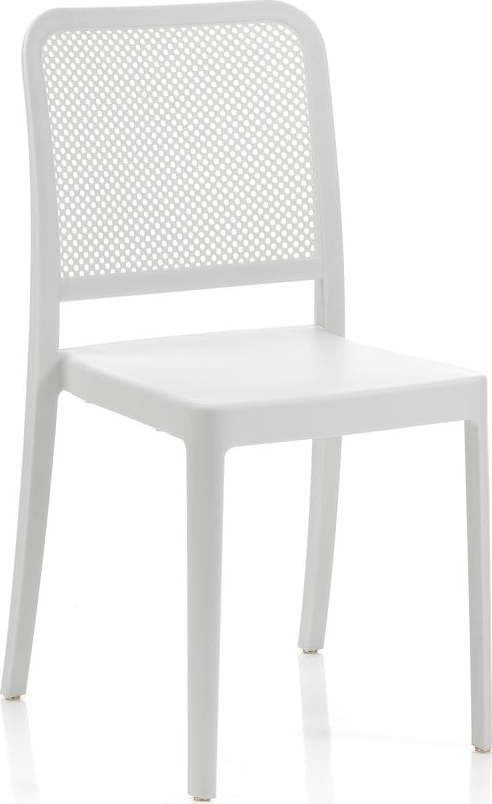 Bílé plastové jídelní židle v sadě 2 ks Sabine – Tomasucci