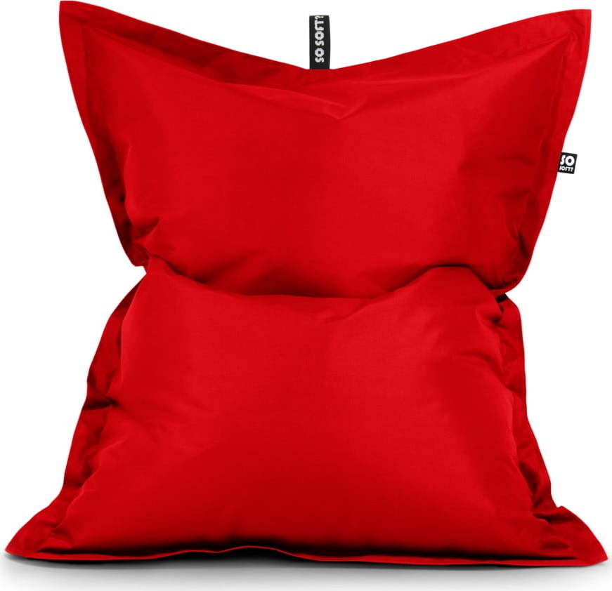 Červený sedací vak Pad XXL – So Soft?