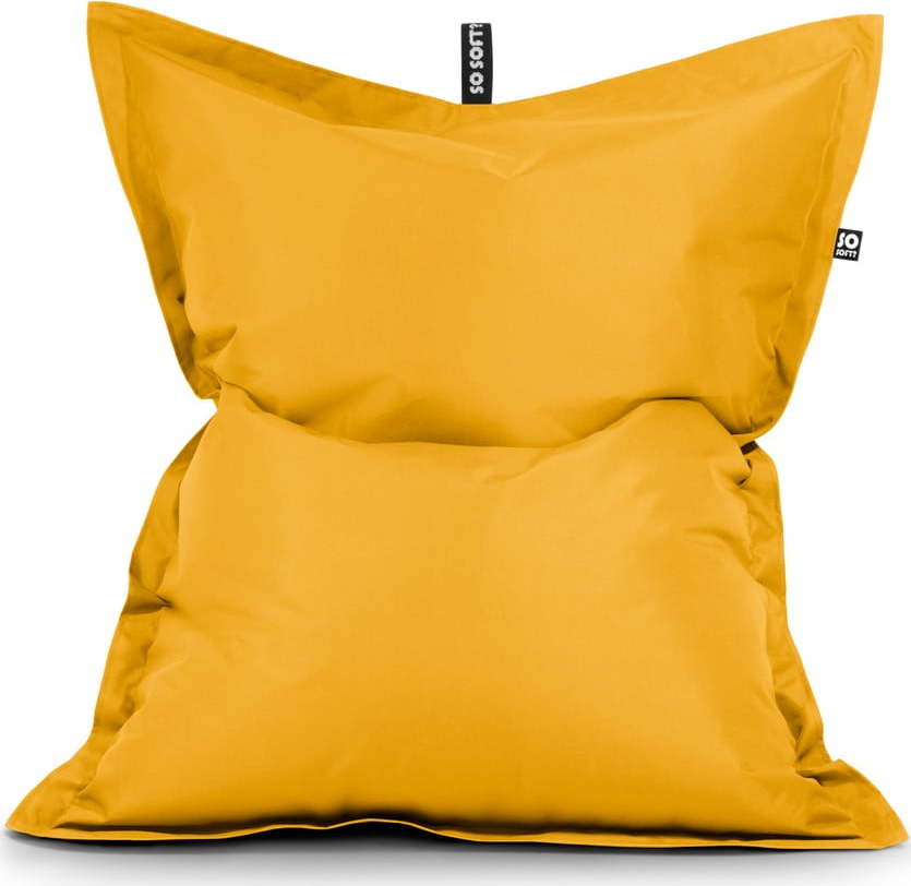 Žlutý sedací vak Pad L – So Soft?