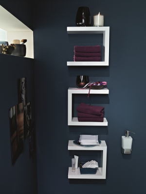 Velkorysý design malé koupelny